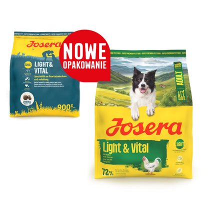 osera Light & Vital sausas pašaras šunims svorio mažinimui ir kontrolei su paukštiena, 12,5kg nauja pakuotė