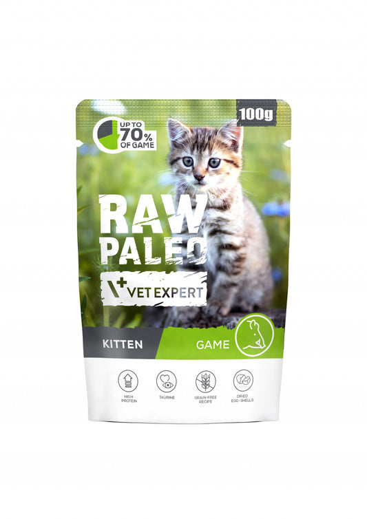 Raw Paleo kitten - Game pouch 100g