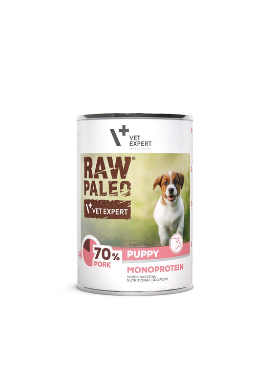 Raw Paleo Pork Puppy kons. 400g