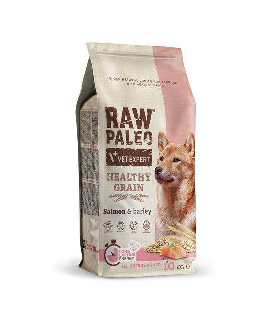 Raw Paleo Healthy Grain Salmon&Barley Adult 10kg