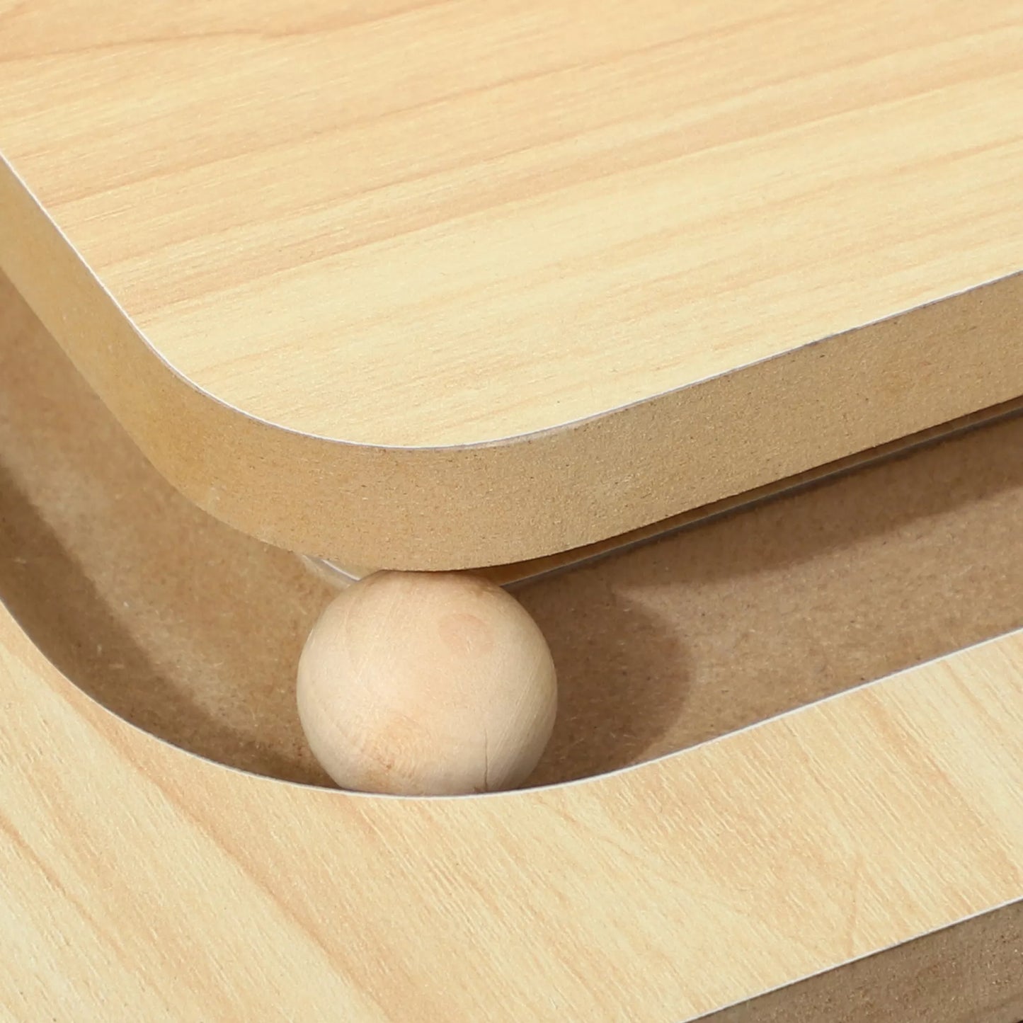 3-vienā kaķu skrāpēšanas stabs ar rotaļu paklājiņu, rotaļu bumbu, sizala krāsu, līdz 10 kg, 39,5 x 39,5 x 87 cm, ozols/krēmkrāsa