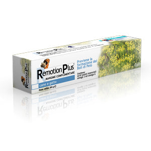 Remotion Plus Pašaro papildas šunims ir katėms apsaugantis nuo plaukų savėlų susidarymo 50g