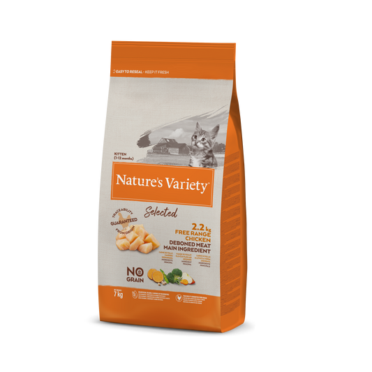 Nature's Variety Selected Kitten (vištiena) 7 kg