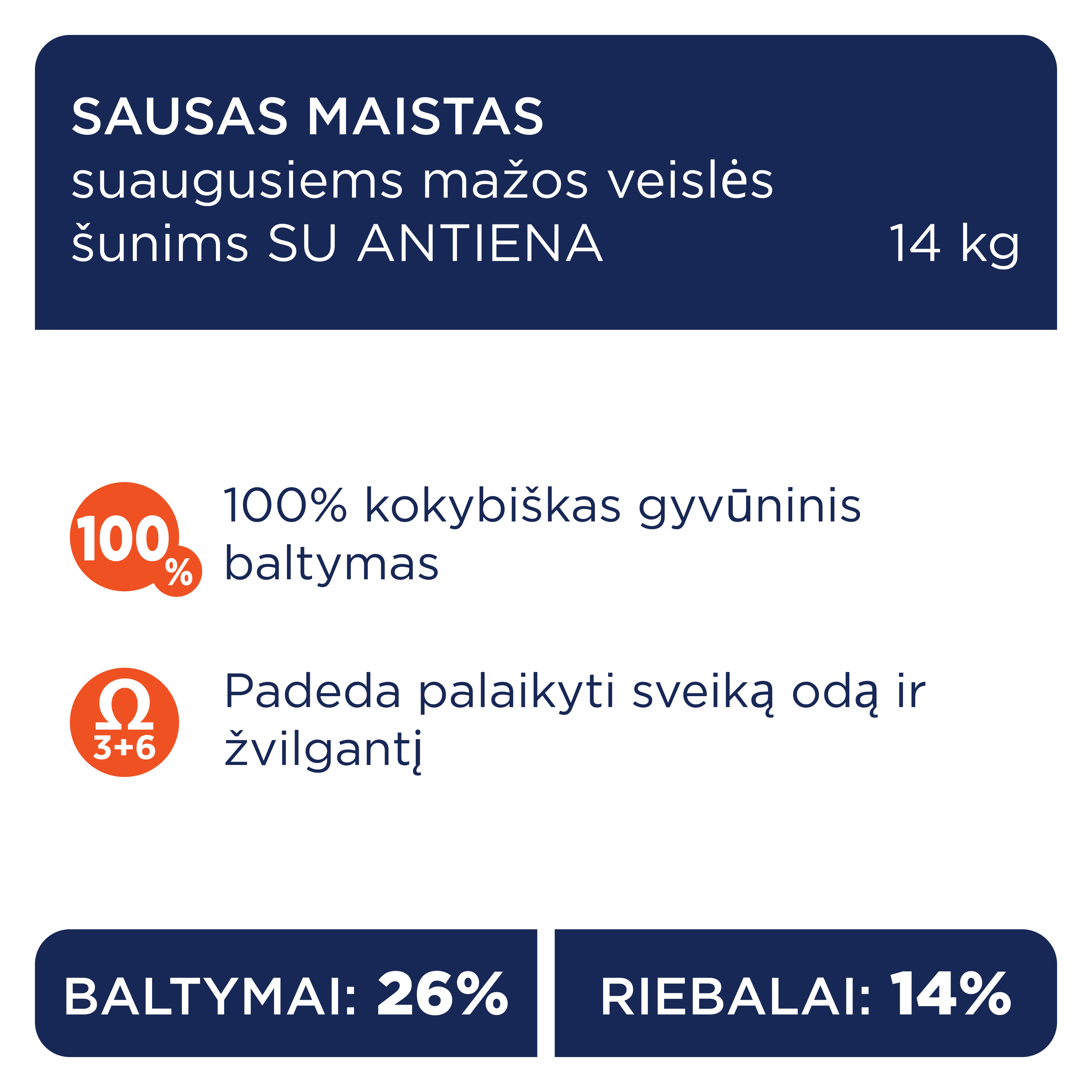CLUB 4 PAWS Premium mazu šķirņu pieaugušiem suņiem ar pīli. Pilnvērtīga sausā barība