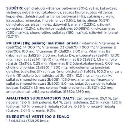 CLUB 4 PAWS Premium didelių veislių suaugusiems šunims su antiena. Visavertis sausas pašaras