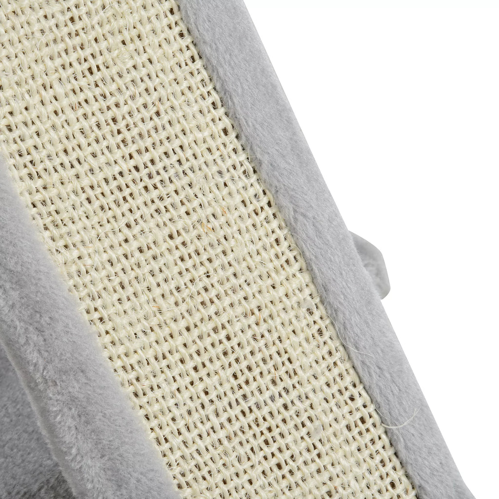 Kratzbaum 83 cm Mažas kačių braižymo medis su sizalio kolonomis, kačių braižymo medis, kačių laipiojimo medis, kačių medis, kačių baldai Žaidimų medis mažoms katėms, šviesiai pilkos spalvos