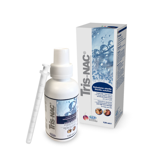 Tris-NAC Prevencinė priemonė šunims ir katėms bakterinių biologinių plėvelių formavimuisi 120 ml
