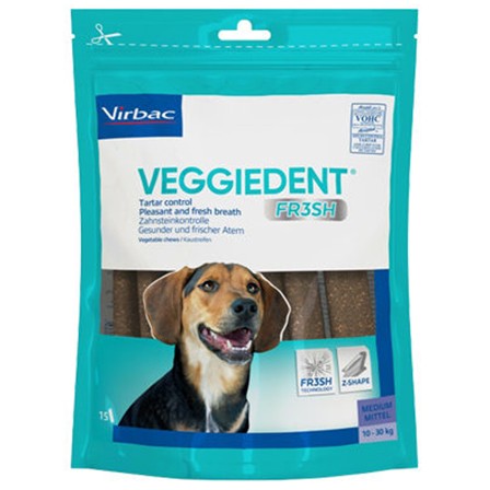 VEGGIEDENT Fresh Skanėstai šunims dantų higienai (10-30kg) M