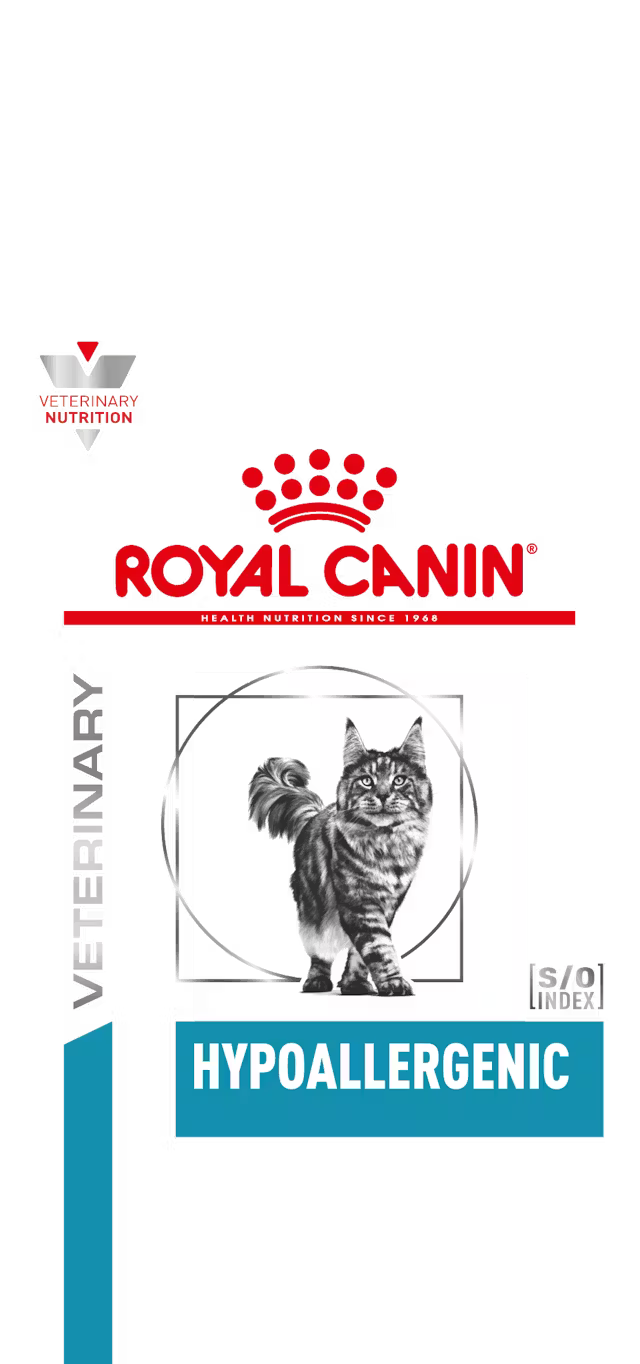 Royal Canin Veterinary Cat Hypoallergenic visavertis pašaras alergiškoms katėms 2.5kg