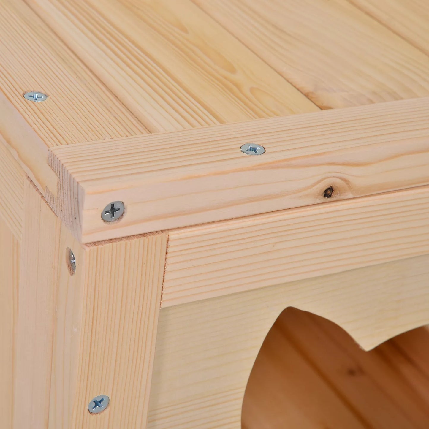 Kaķu māja ar šūpuļtīklu, kaķu kaste ar sizala kātu, kaķu gulta, kaķu koks, kaķu aktivitāšu centrs, egles koks, dabīgs, 70 x 35 x 60 cm