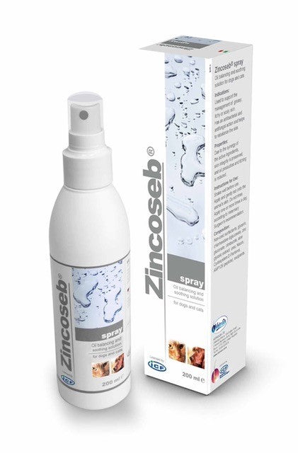 Zincoseb Spray Purškiklis gyvūnams su odos problemomis 200 ml